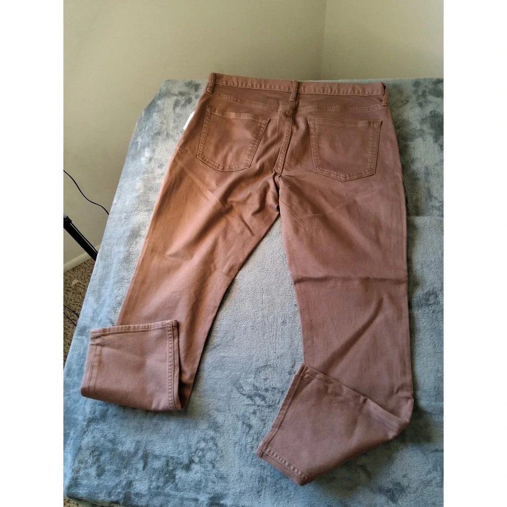 Old Navy Mens Slim Built-In Flex Pants Brown 36x30 506443-01-1 New